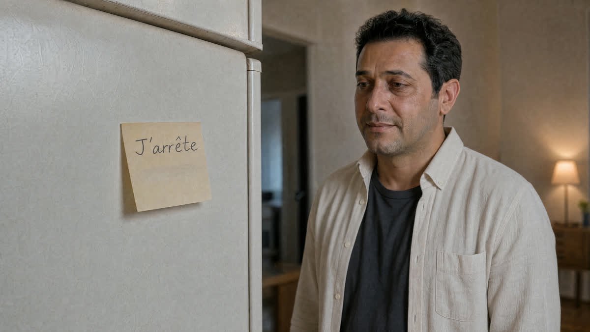 Main effaçant le mot lundi sur un post-it LaserOff